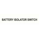 BATTERY ISOLATOR SWITCH