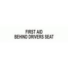 FIRST AID UNDER DRIVERS SEAT