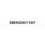 EMERGENCY EXIT