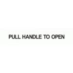 PULL HANDLE TO OPEN