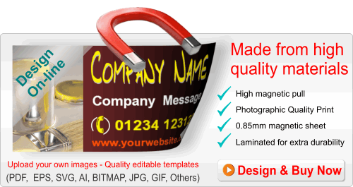 Magnetic Car Signs, Magnetic Van Signs, Vehicle Magnetics