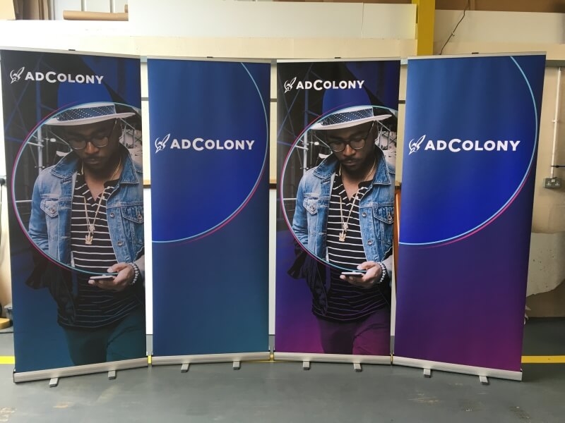 AD Colony mosquito roller banner
