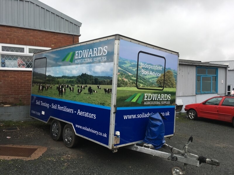 Edwards agricultural supplies trailer wrap os
