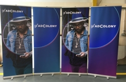 AD Colony mosquito roller banner