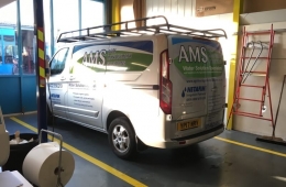 Agri Management Solutions Ltd transit van livery