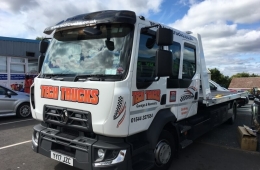 Tech Trucks renault flatbed lorry livery