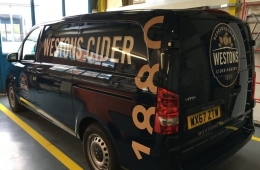 Westons Cider 2017 mercedes vito van livery