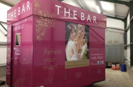NSA event bars pink bar trailer