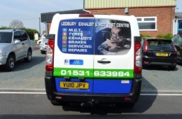 ledbury-exhaust-mot-centre-van-graphics